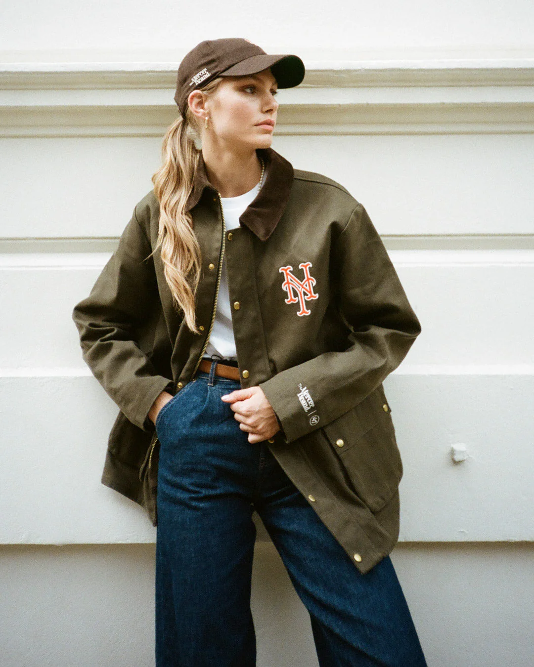 The Mercer Cashmere New York Mets cap | Brown - Image 3