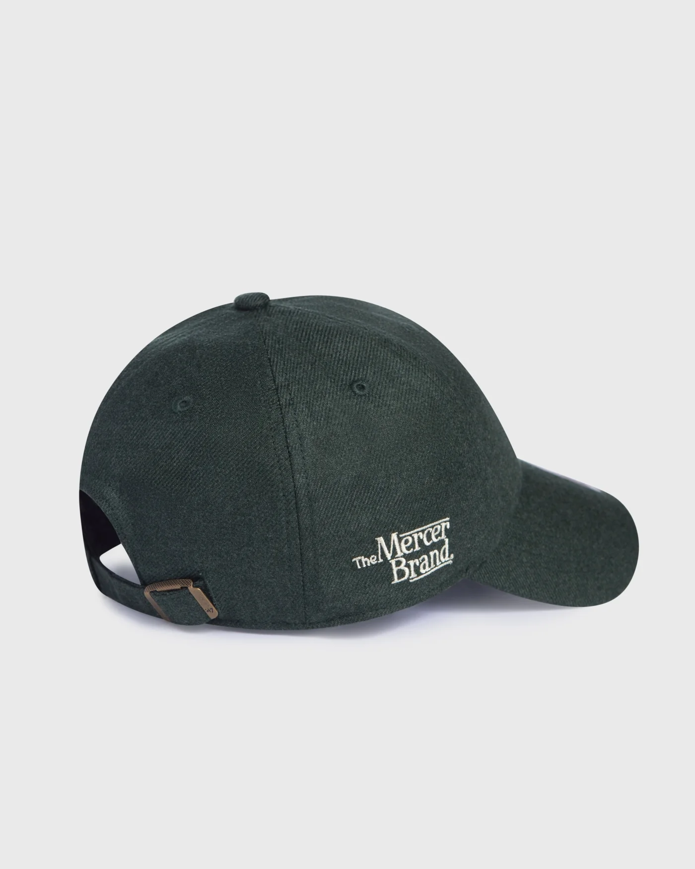 The Mercer Cashmere Athletics cap | Dark Green - Image 4