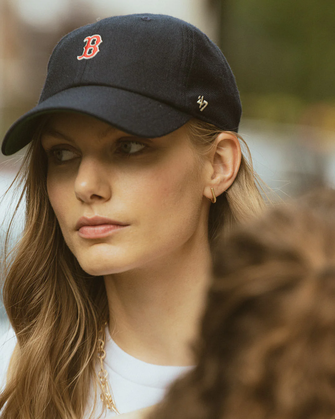 The Mercer Cashmere Boston Red Sox cap | Royal Blue - Image 3