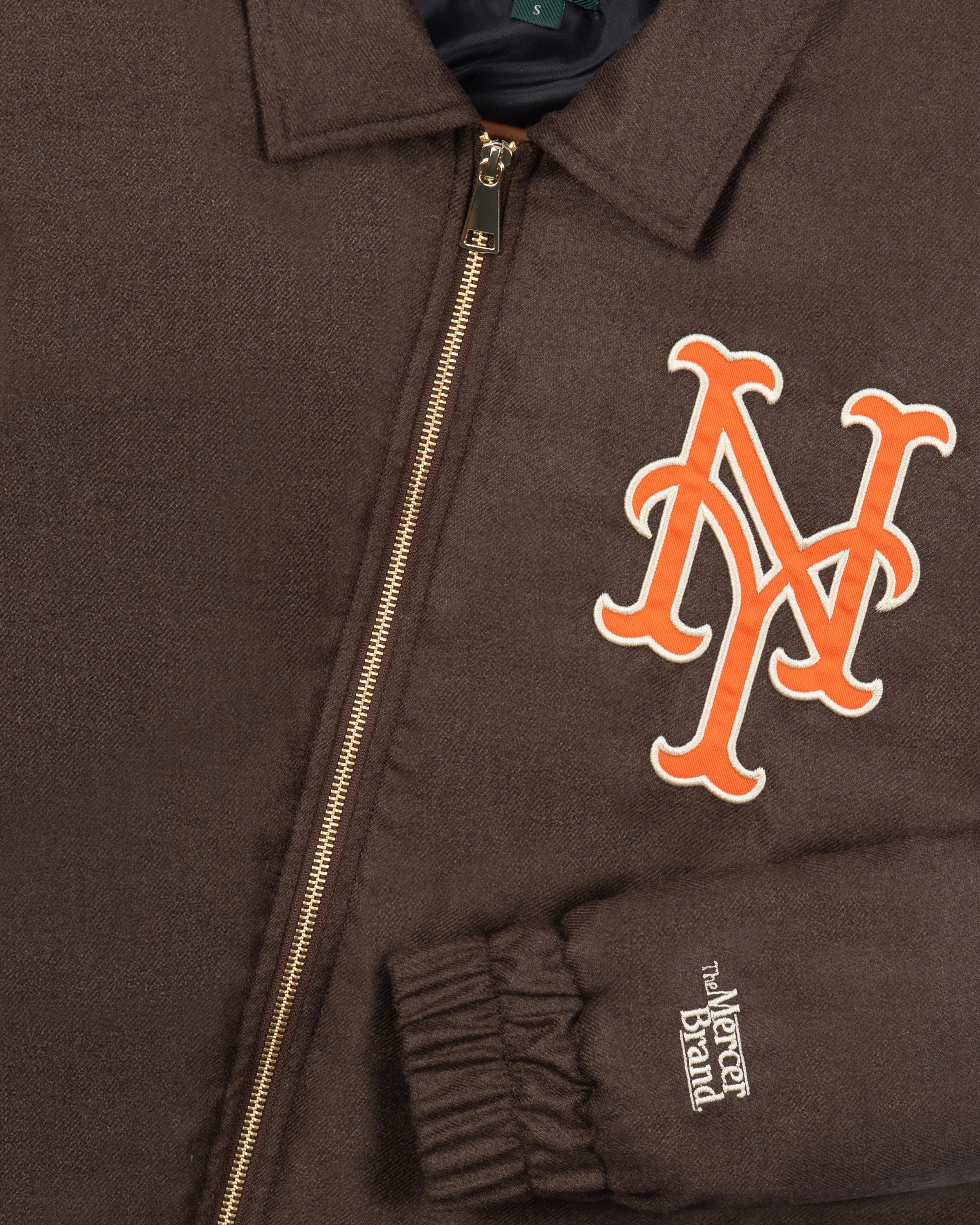 The Mercer Cashmere NY Mets Varsity | Brown - Image 3