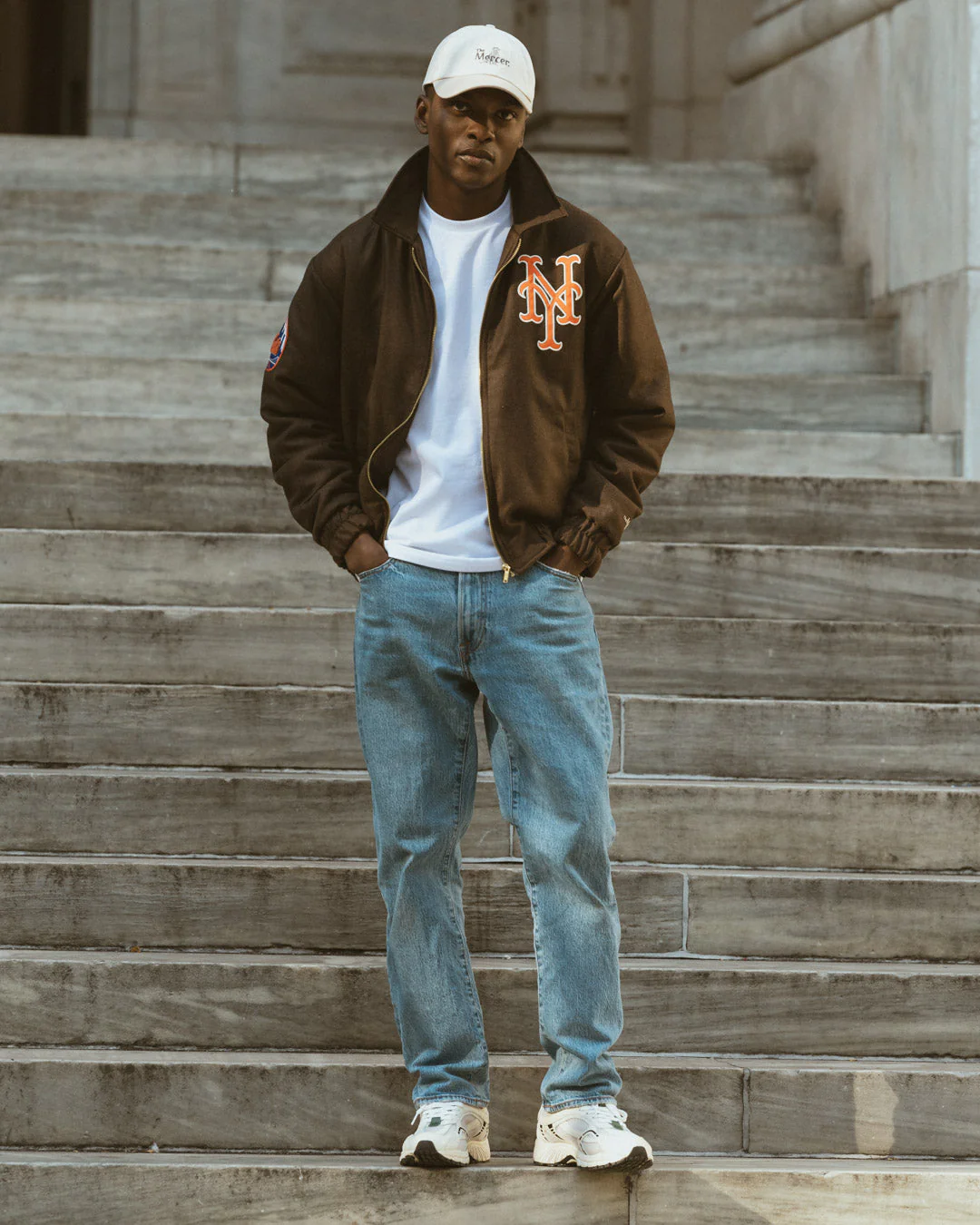 The Mercer Cashmere NY Mets Varsity | Brown - Image 4