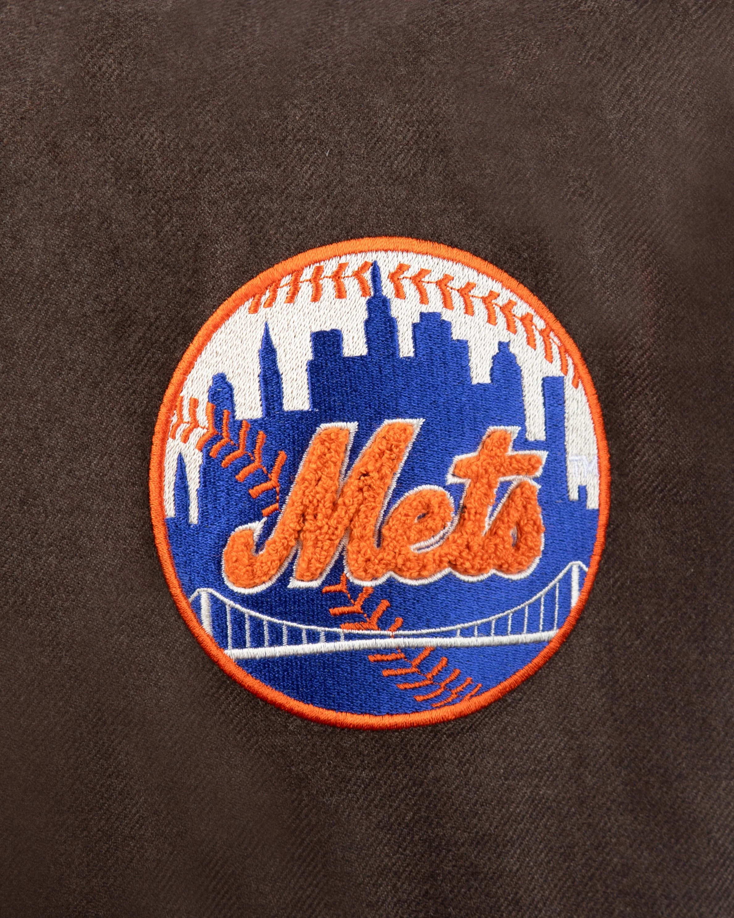 The Mercer Cashmere NY Mets Varsity | Brown - Image 5
