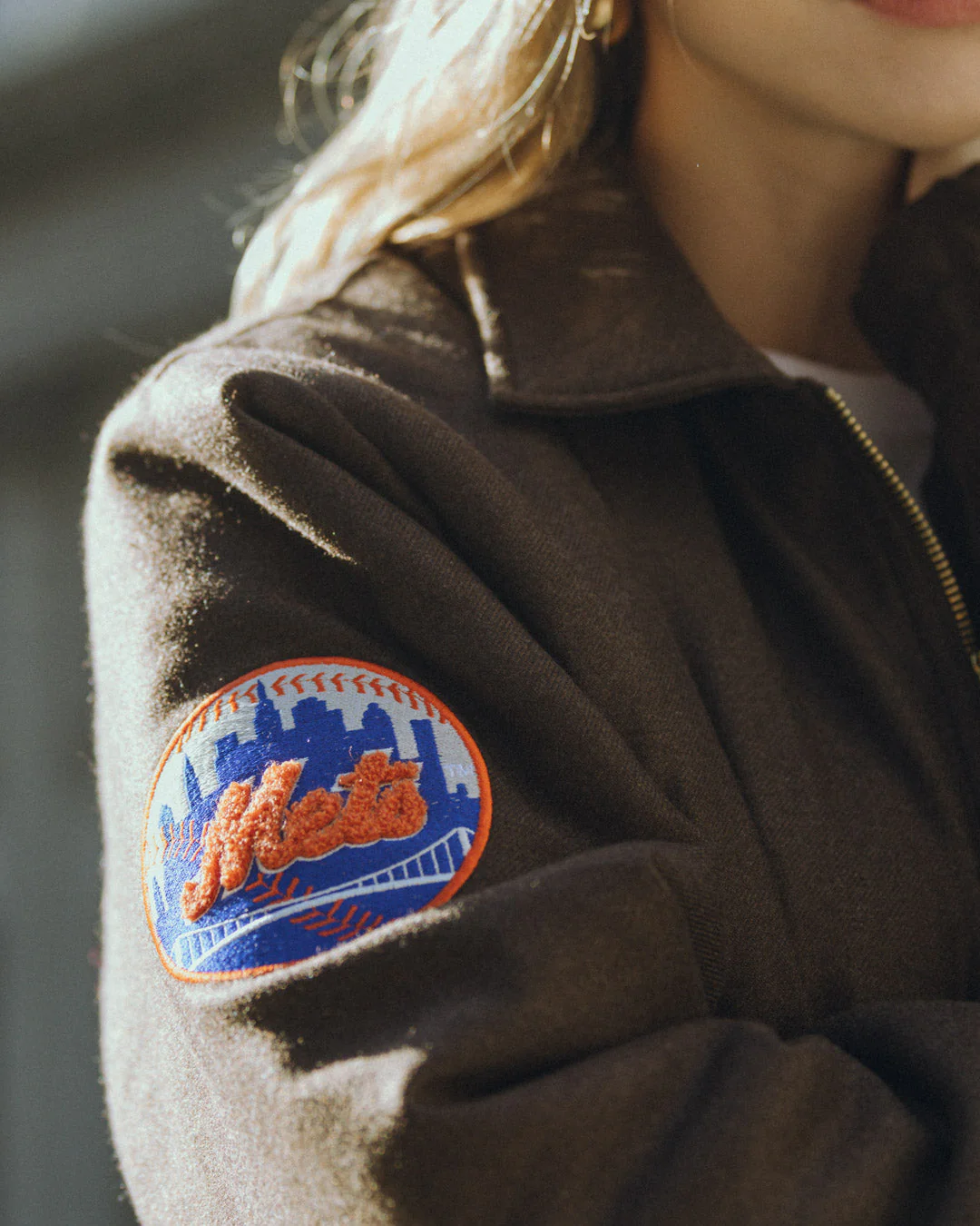 The Mercer Cashmere NY Mets Varsity | Brown - Image 6