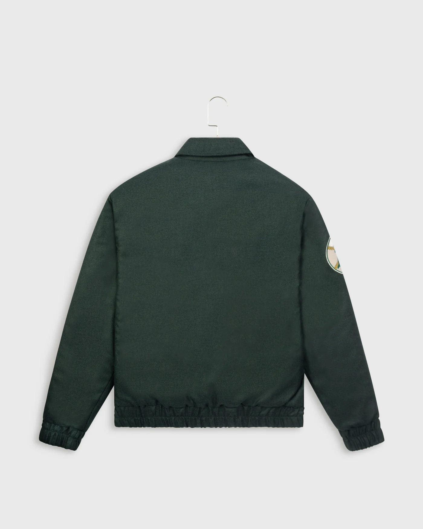 The Mercer Cashmere Athletics Varsity | Dark Green - Image 7