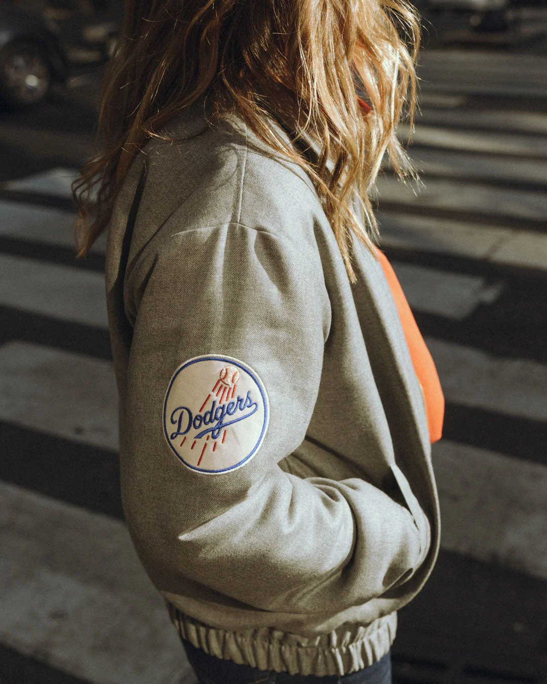 The Mercer Cashmere LA Dodgers Varsity | Grey - Image 4