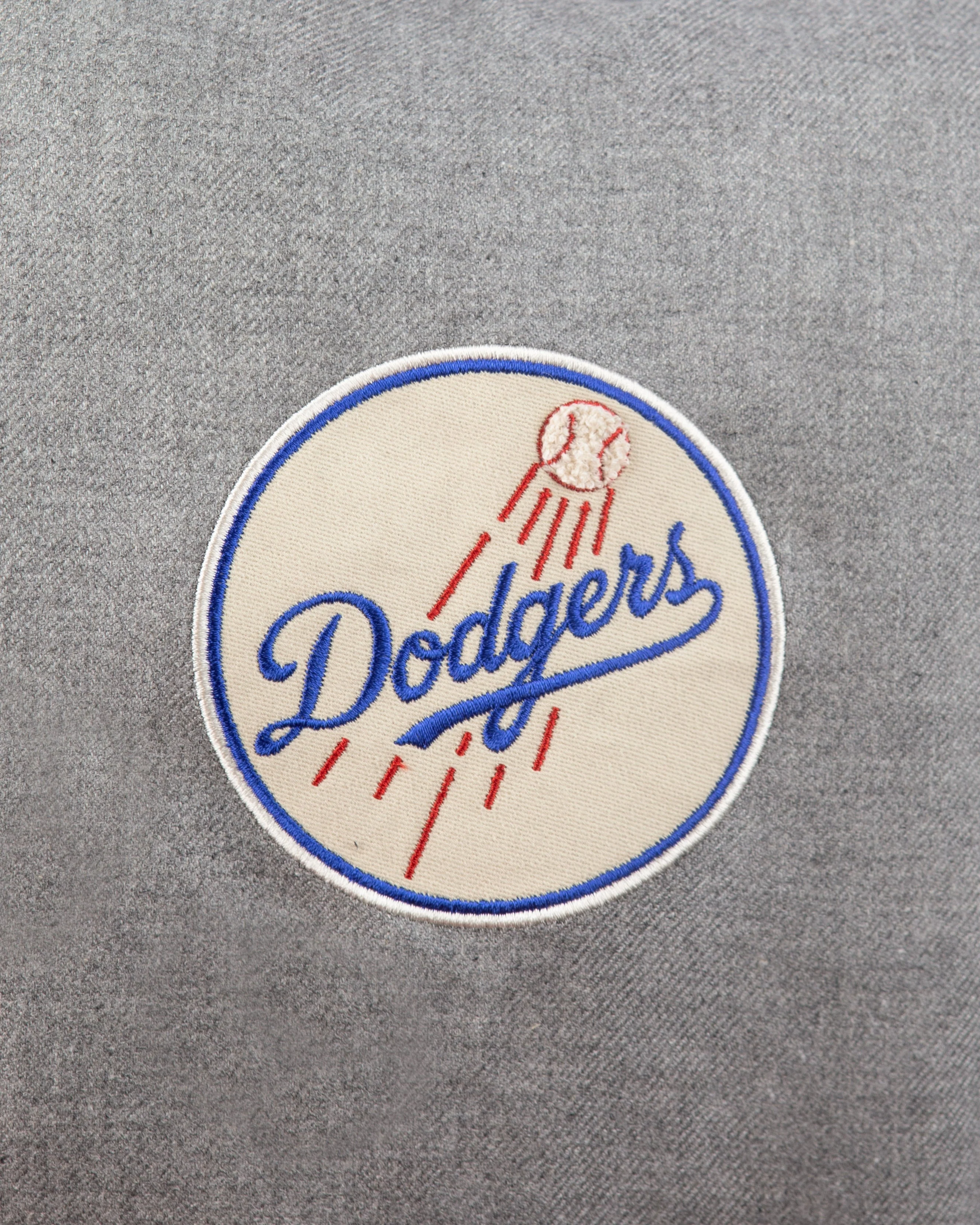 The Mercer Cashmere LA Dodgers Varsity | Grey - Image 5