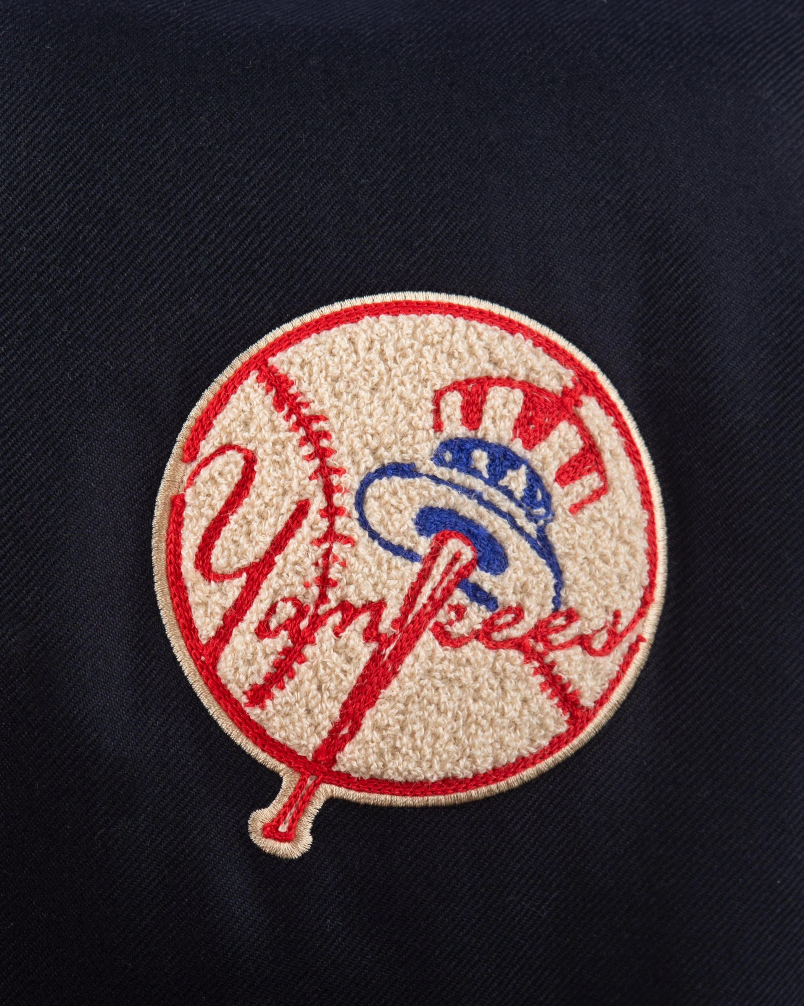 The Mercer Cashmere NY Yankees Varsity | Navy - Image 5