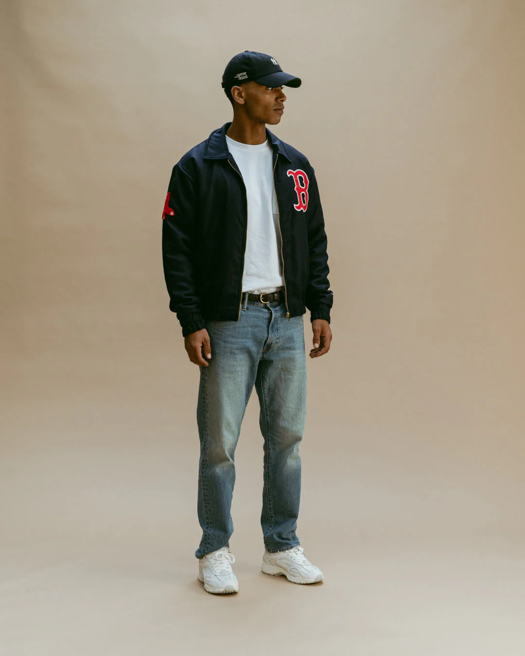 The Mercer Cashmere Red Sox Varsity | Royal Blue - Image 5