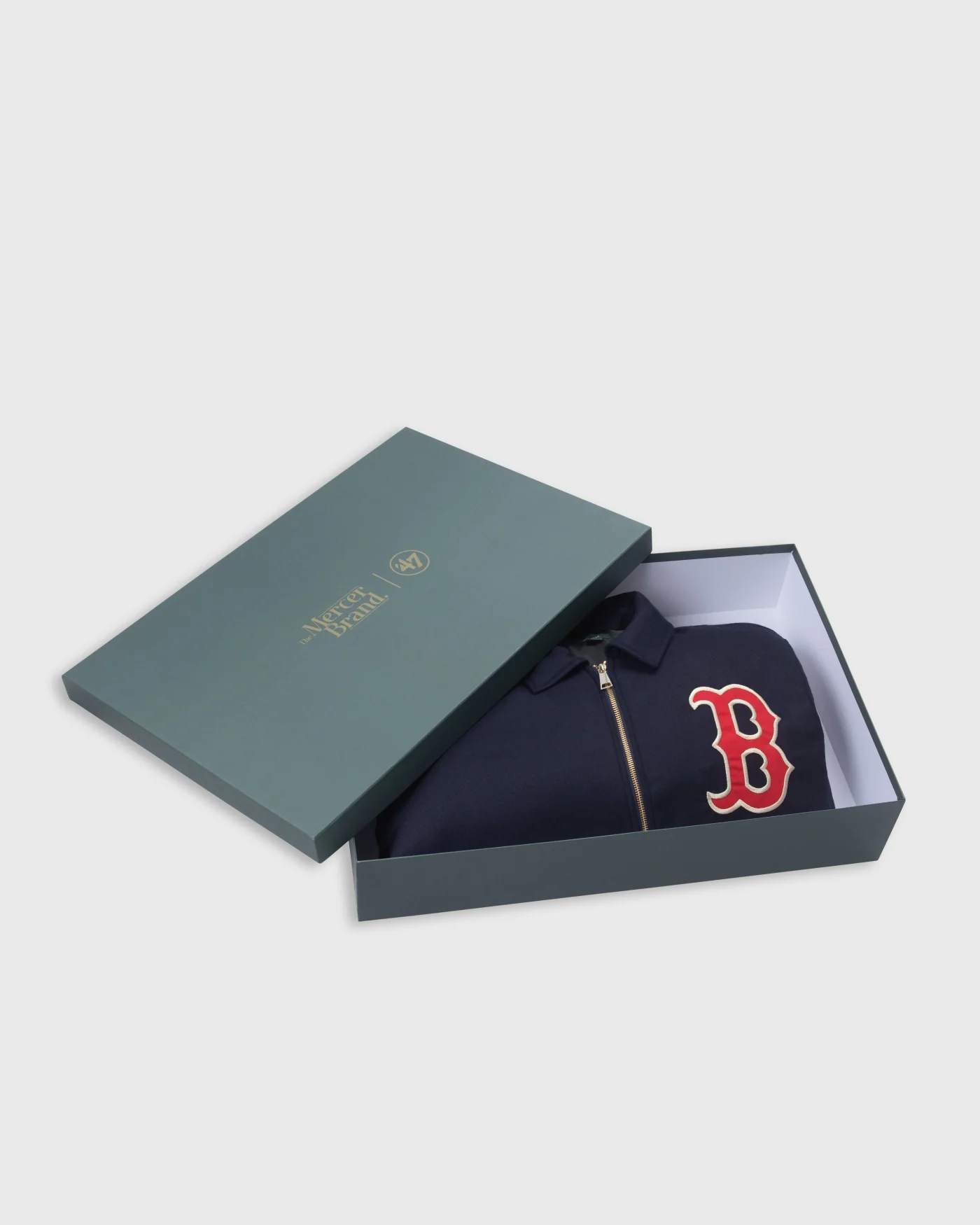 The Mercer Cashmere Red Sox Varsity | Royal Blue - Image 8