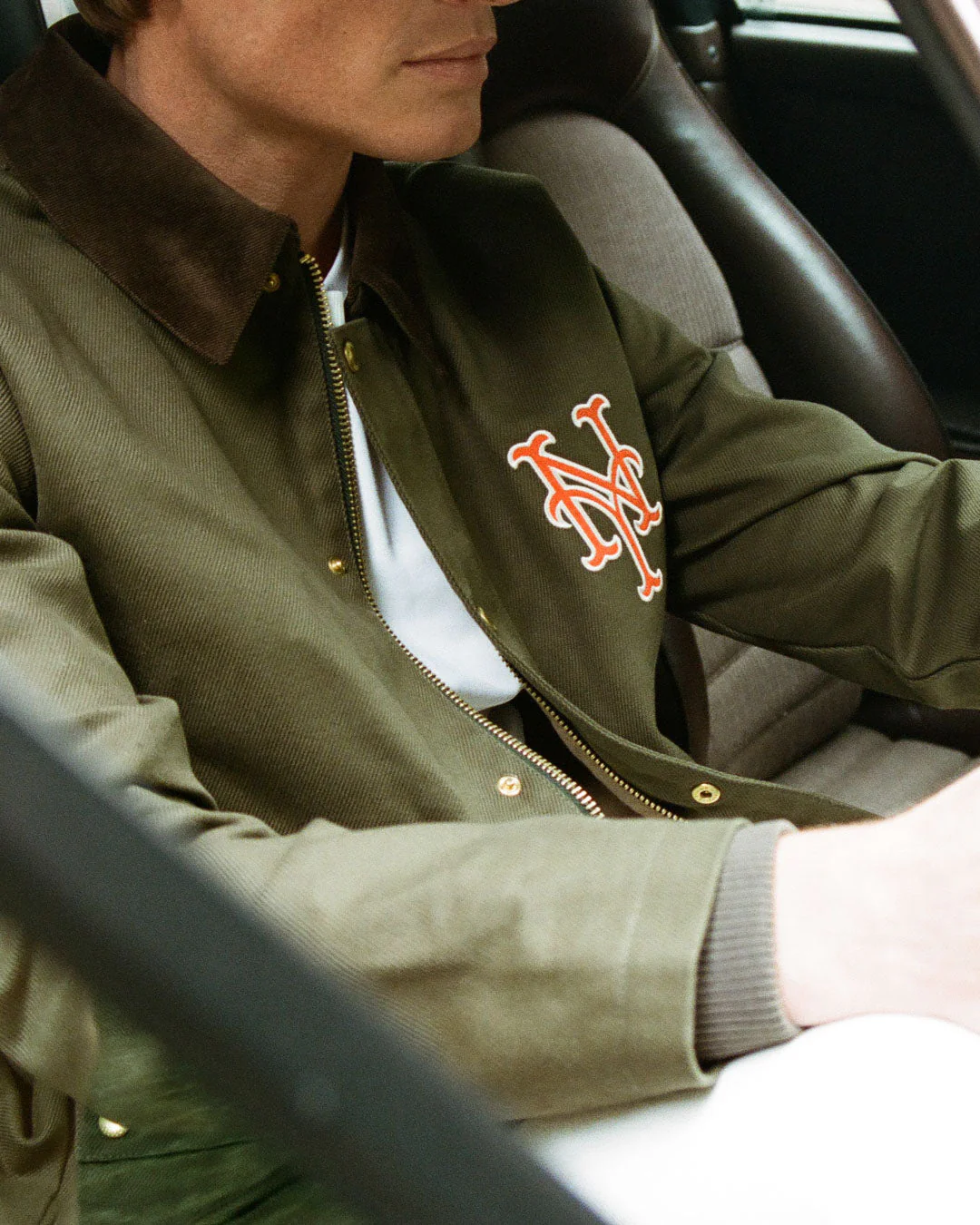 The Mercer Mets Subway Jacket | Dark Green - Image 3