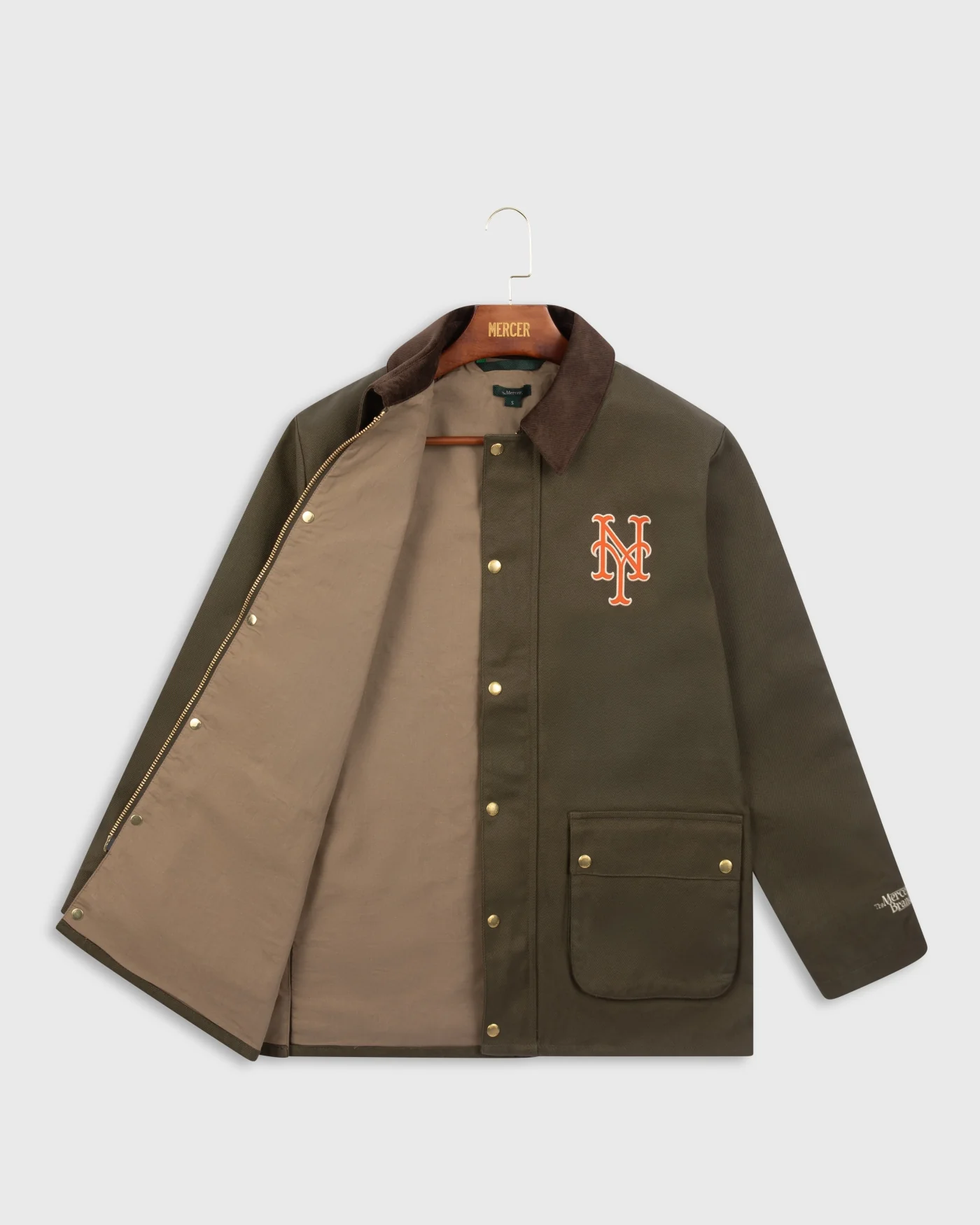 The Mercer Mets Subway Jacket | Dark Green - Image 7