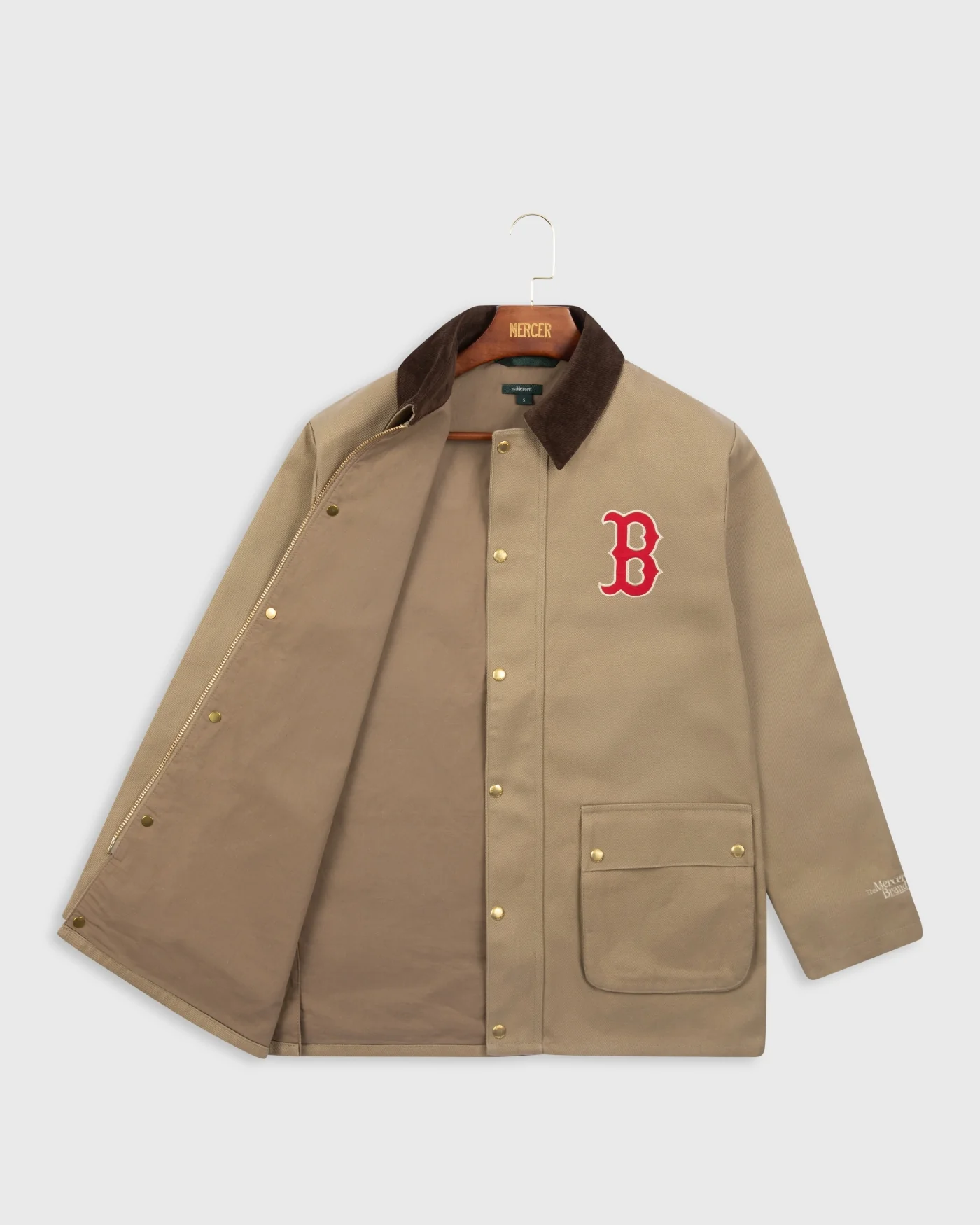 The Mercer Red Sox Subway Jacket | Off White - Image 6