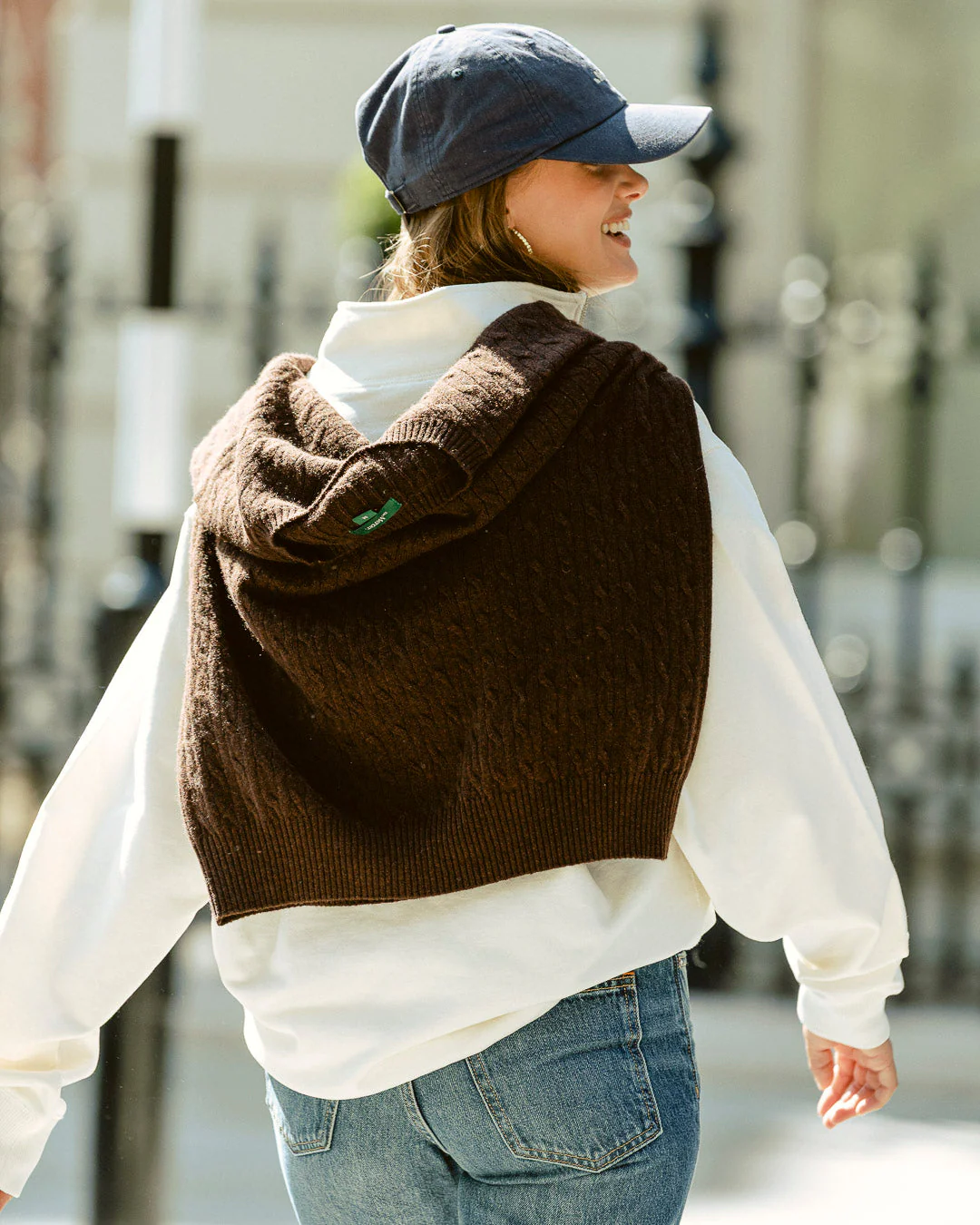 The Mercer Cable Knit | Brown - Image 5