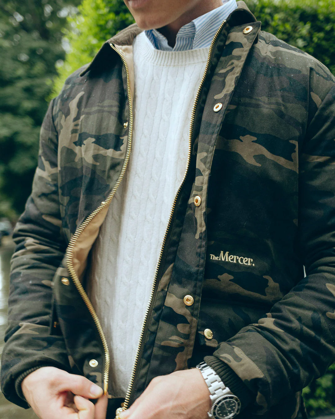 The Mercer Cable Knit | Off White - Image 5