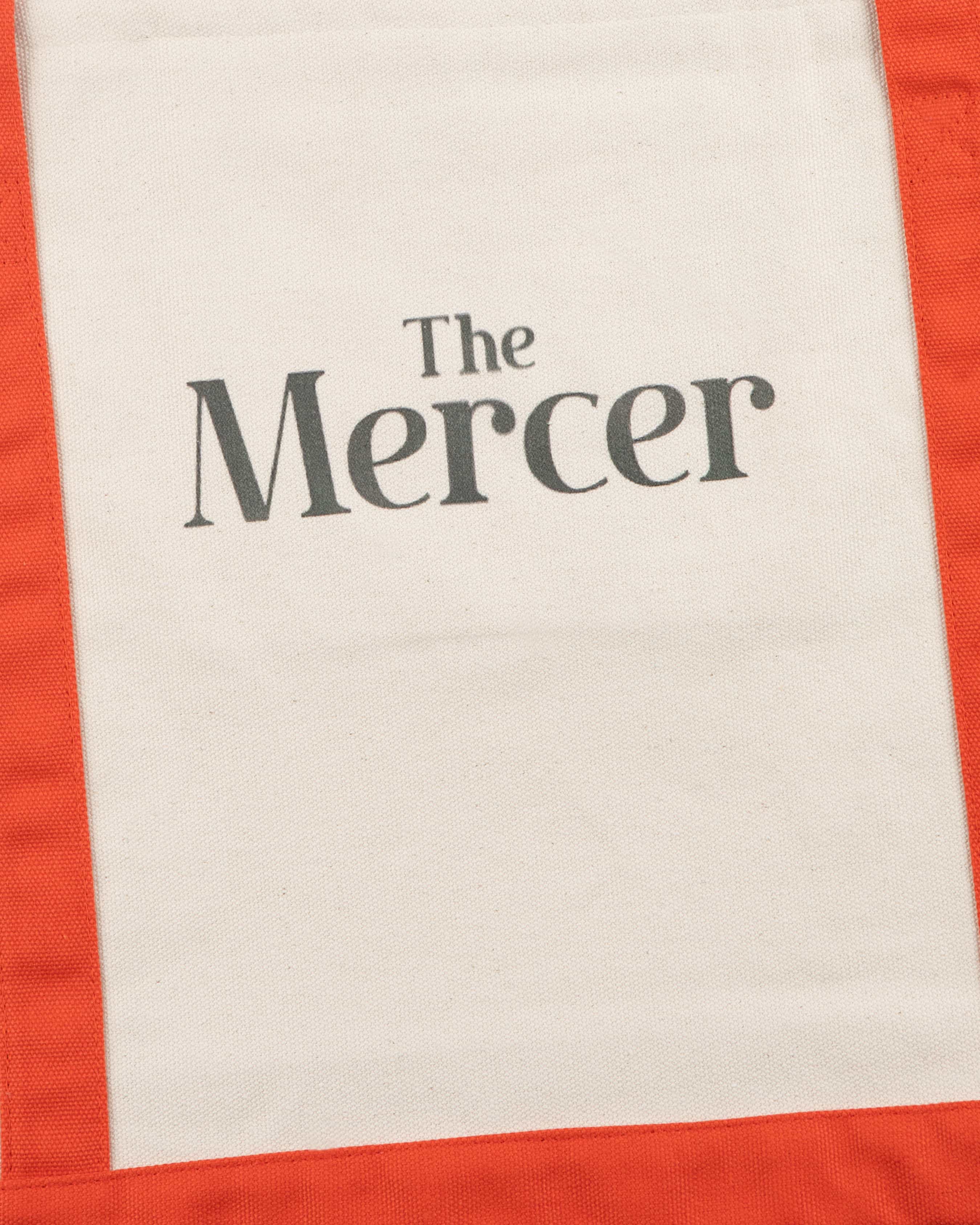 The Mercer Canvas Bag | White/Red - Image 4