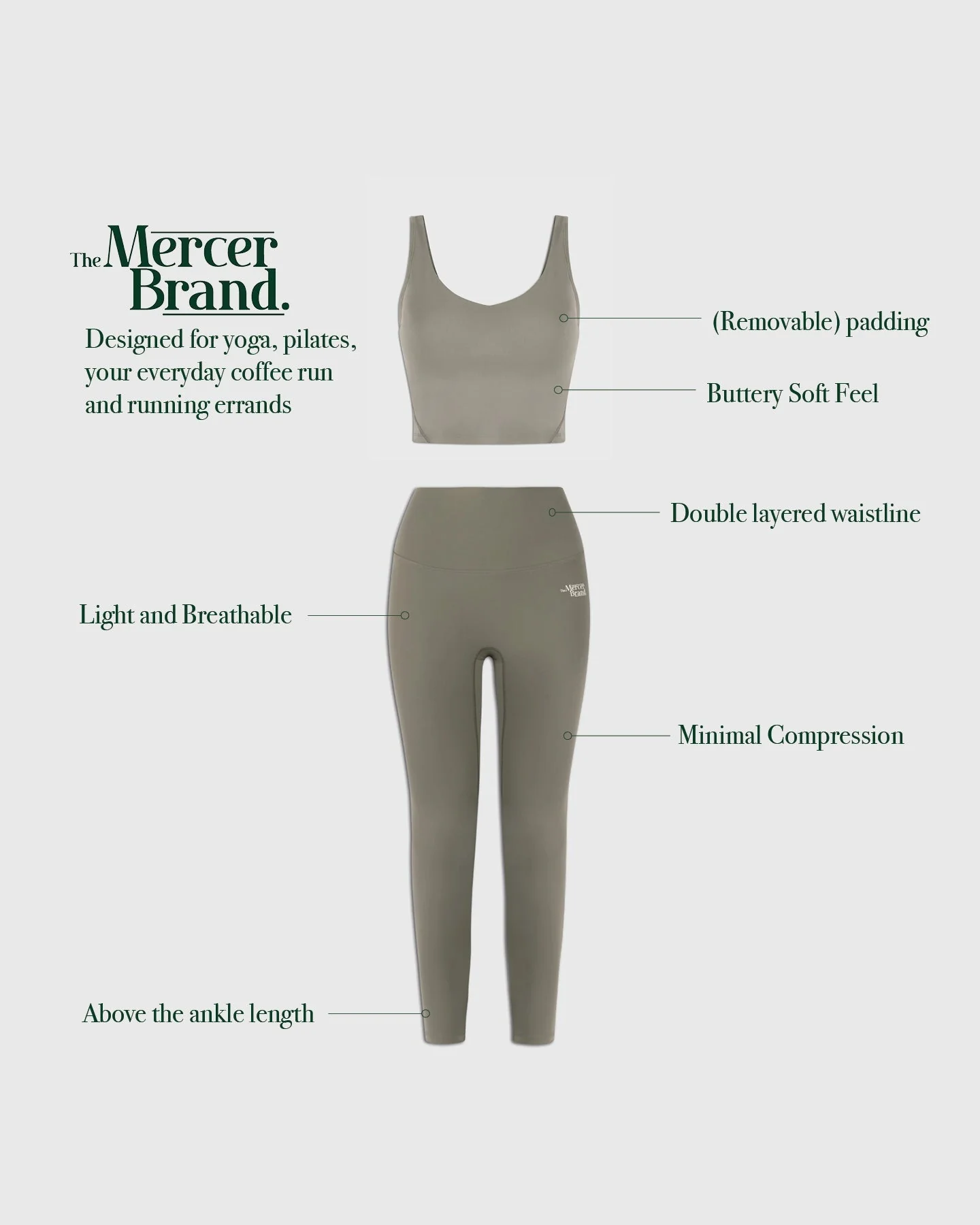 The Mercer Legging | Green - Image 7