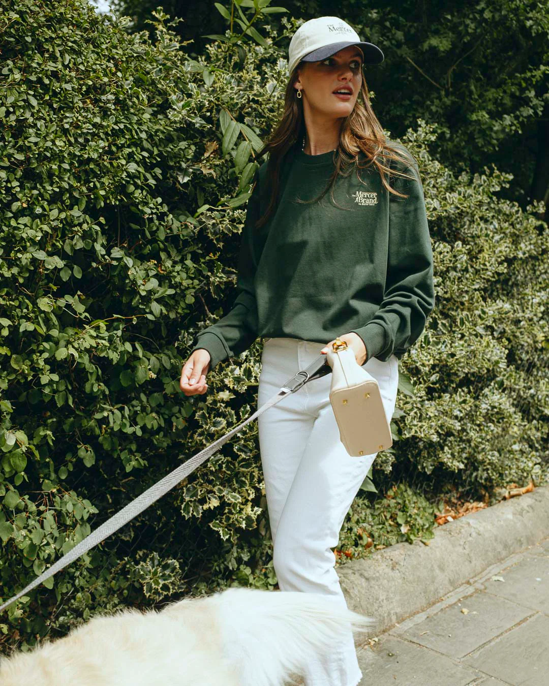 The Mercer Dog Cap | White/Blue - Image 4