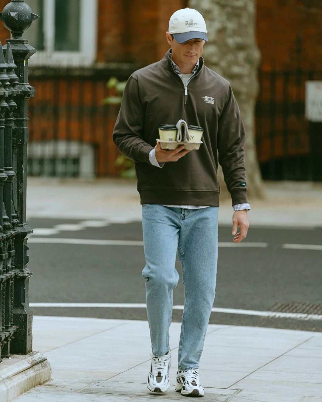 The Mercer Dog Cap | White/Blue - Image 5