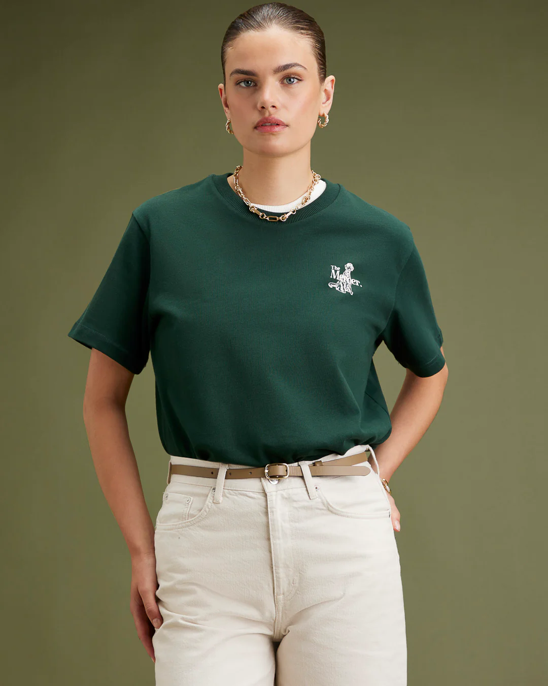 The Mercer Dog Heavy Tee | Green - Image 6