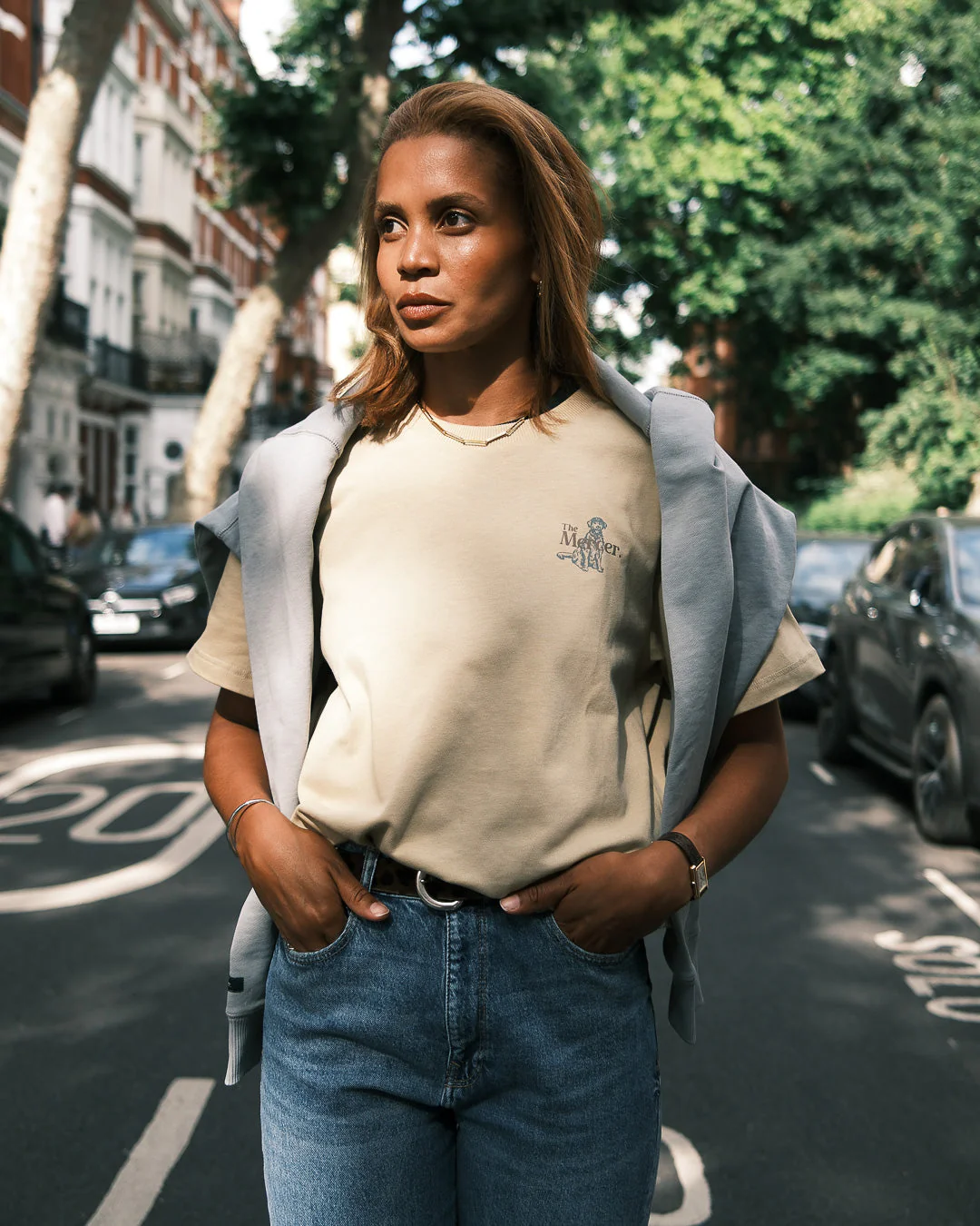 The Mercer Dog Heavy Tee | Sand - Image 4