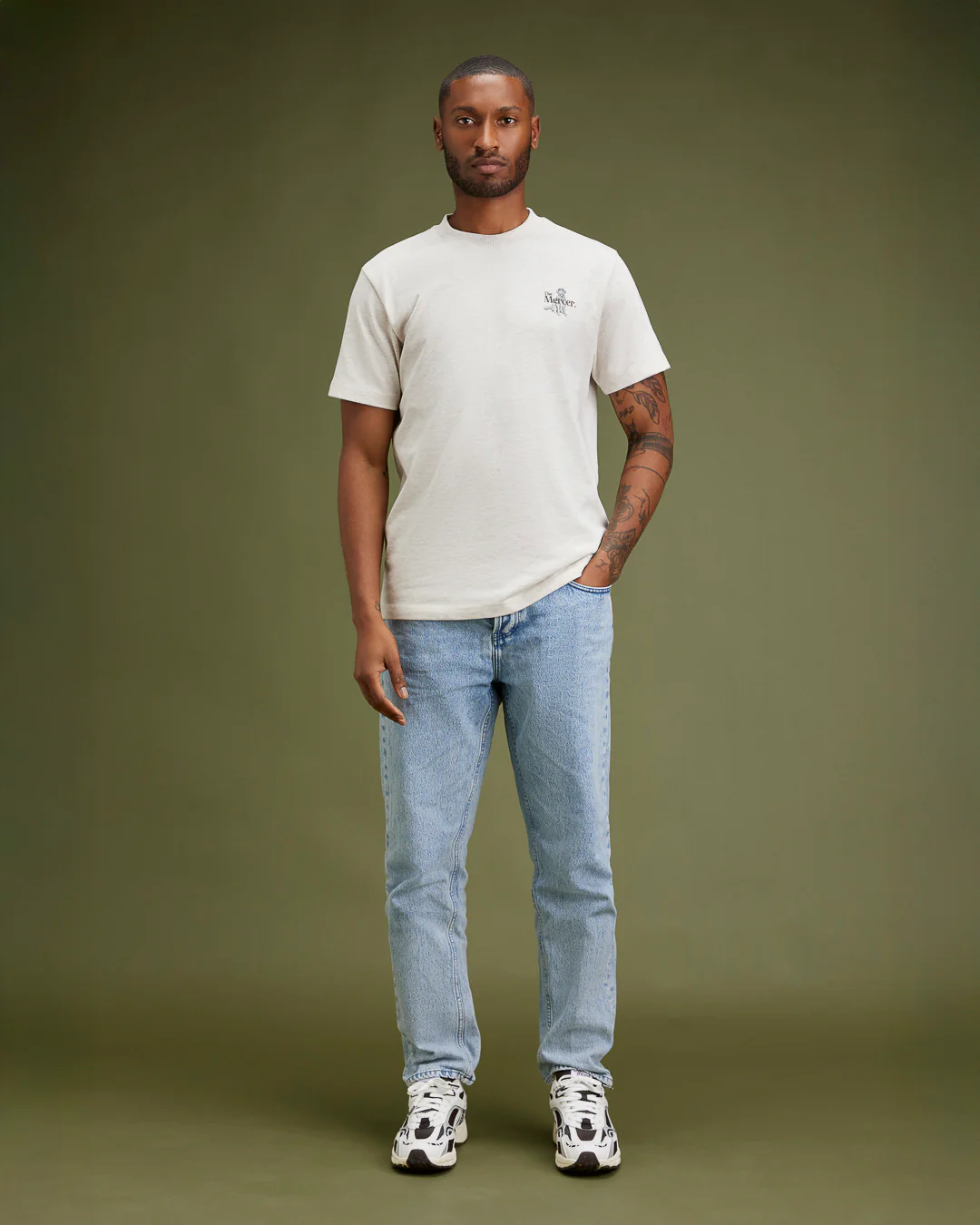 The Mercer Dog Heavy Tee | Light Sand - Image 8