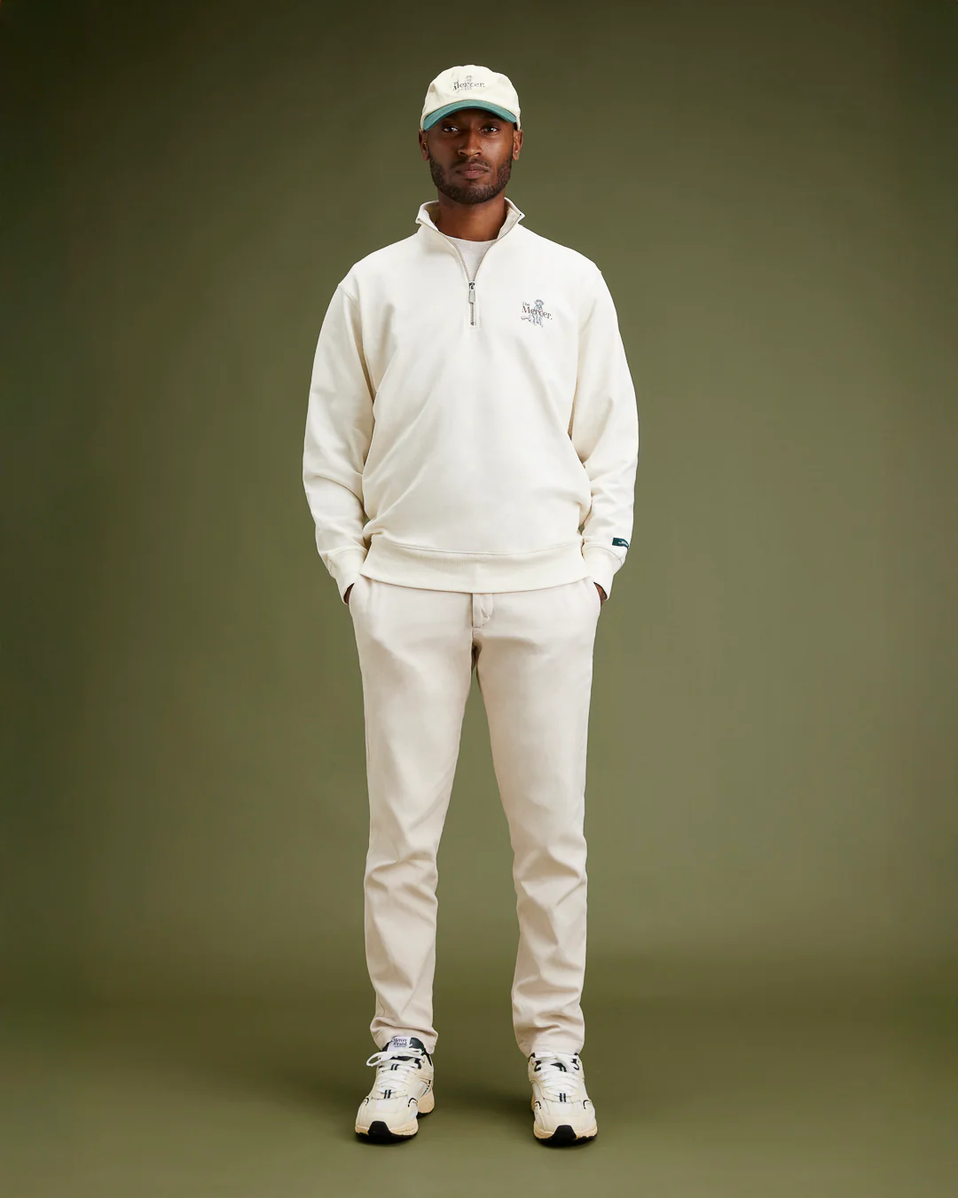 The Mercer Dog Quarter Zip | Off White - Image 8