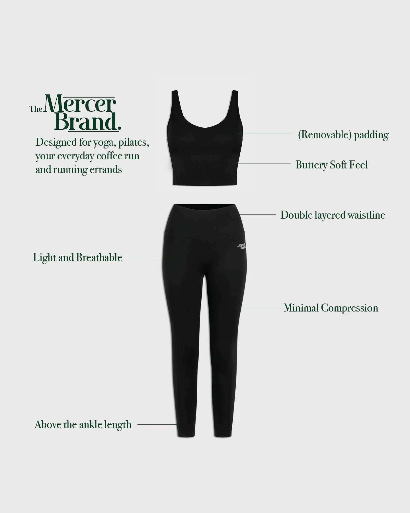 The Mercer Legging | Black - Image 6