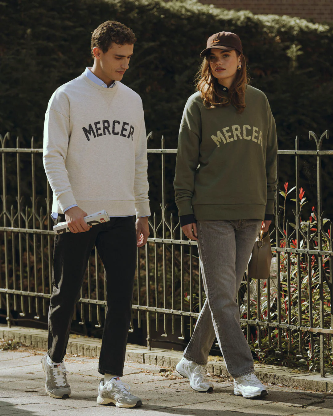 The Mercer College Crewneck | Off White - Image 4