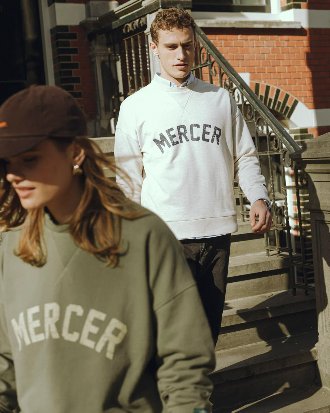 The Mercer College Crewneck | Off White - Image 5
