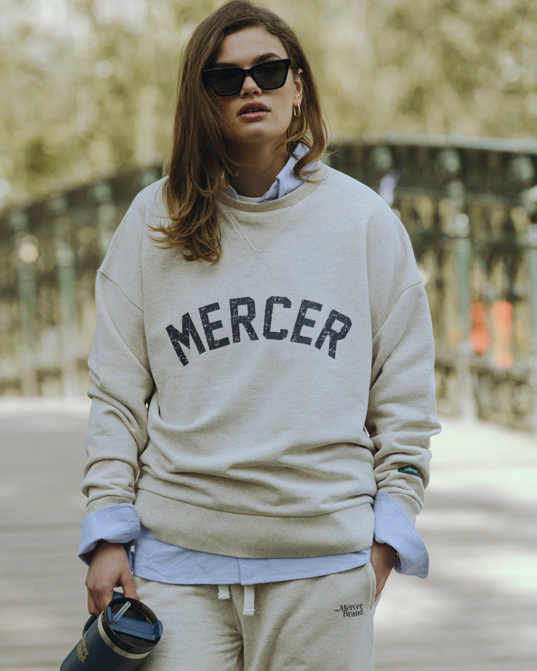 The Mercer College Crewneck | Off White - Image 6