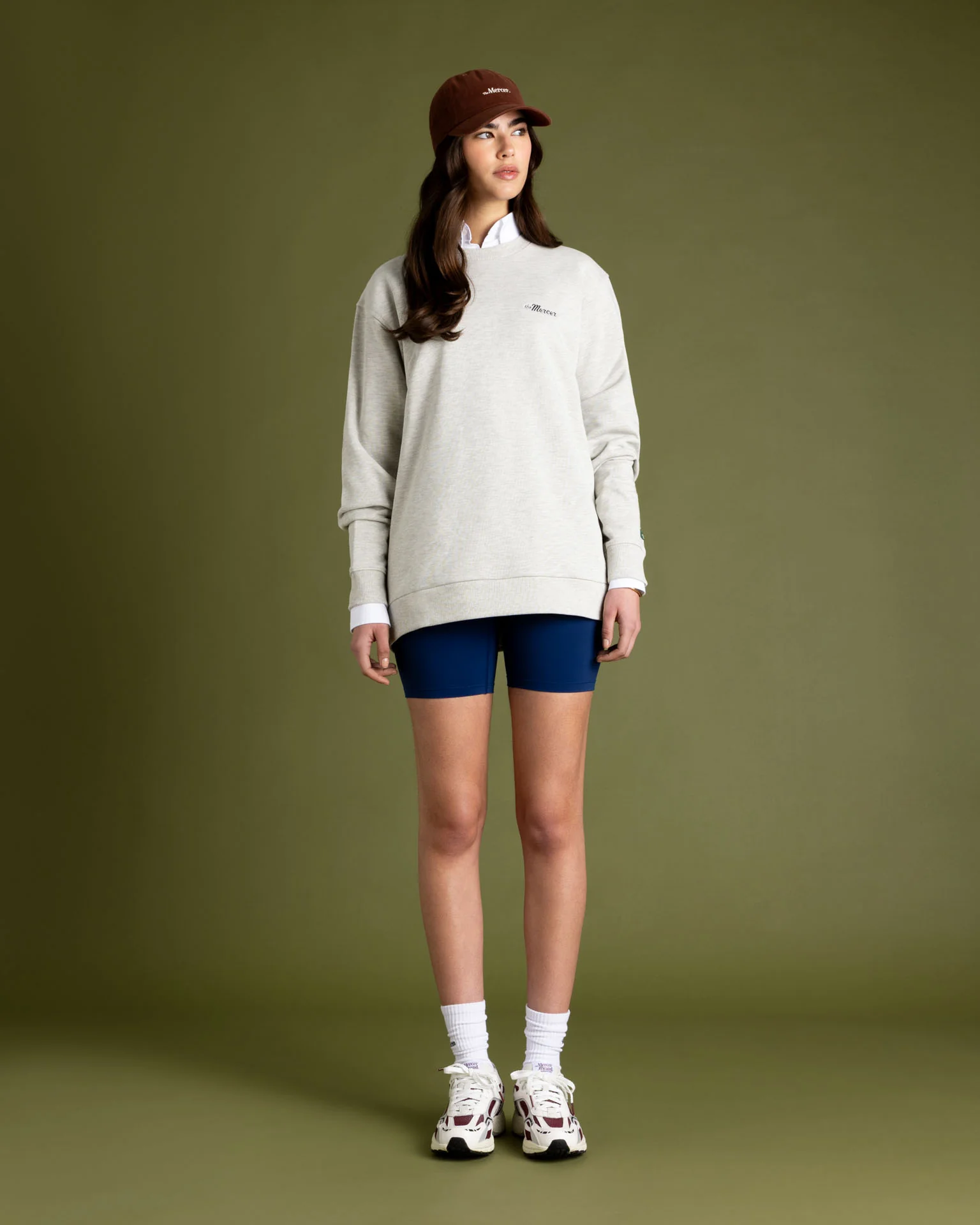 The Mercer Short Legging | Blue - Image 4