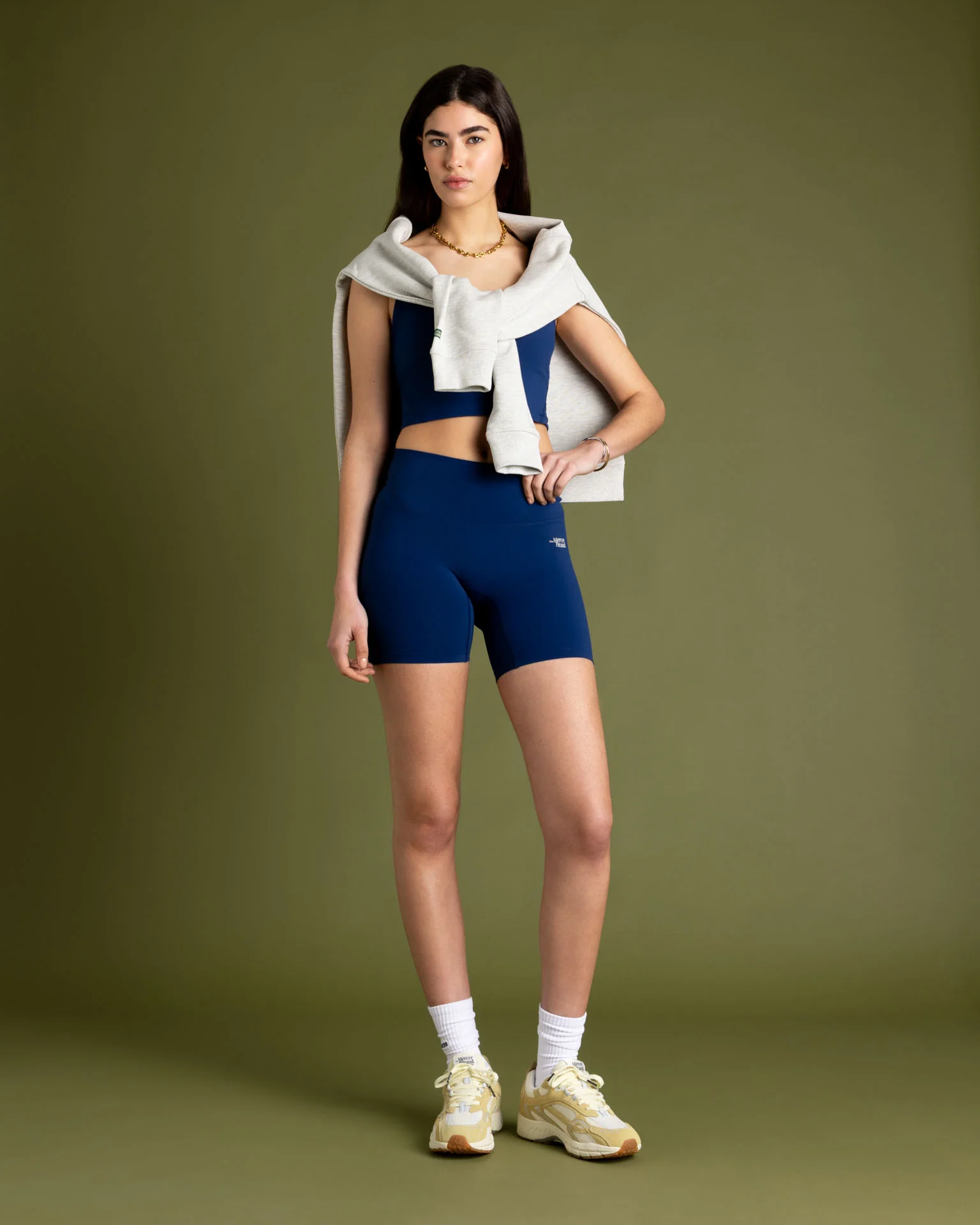 The Mercer Short Legging | Blue - Image 5