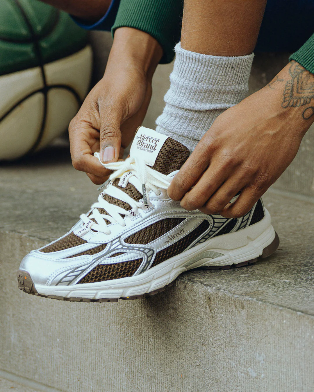 The Re-Run Twin Mesh | Grey/Brown - Image 3